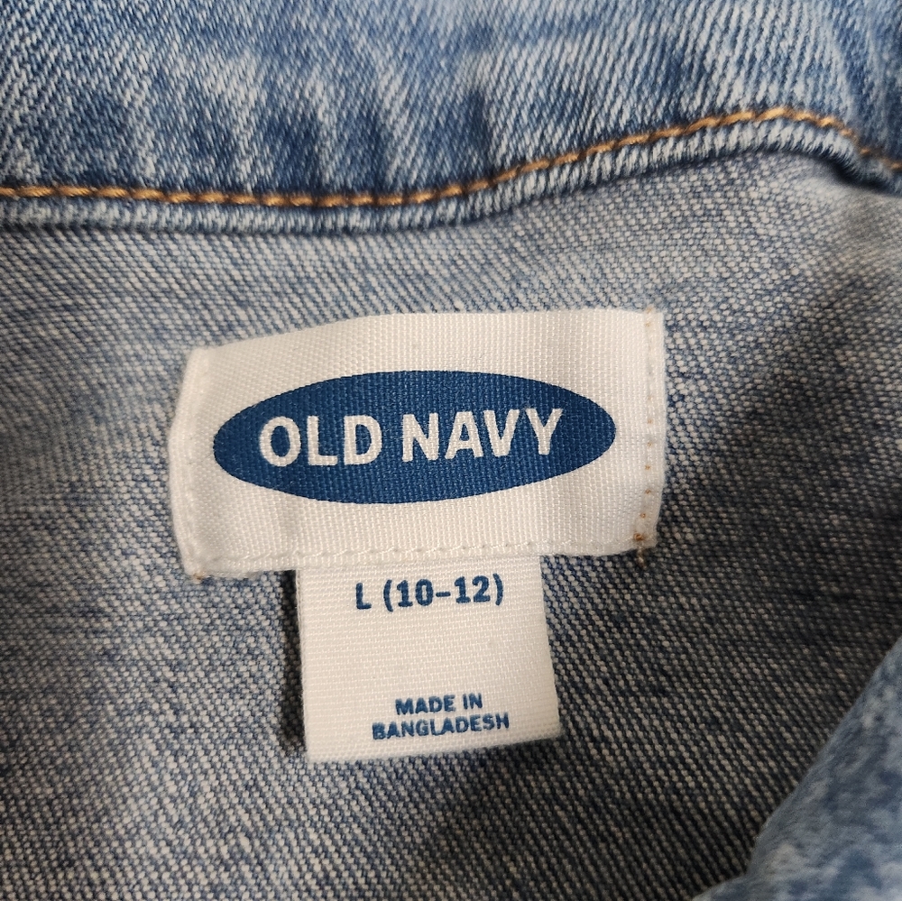 Old Navy Girls Denim Jacket - Picture 3 of 3